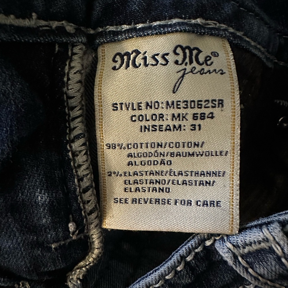 Women's Miss Me Jeans size 25 - Picture 4 of 4